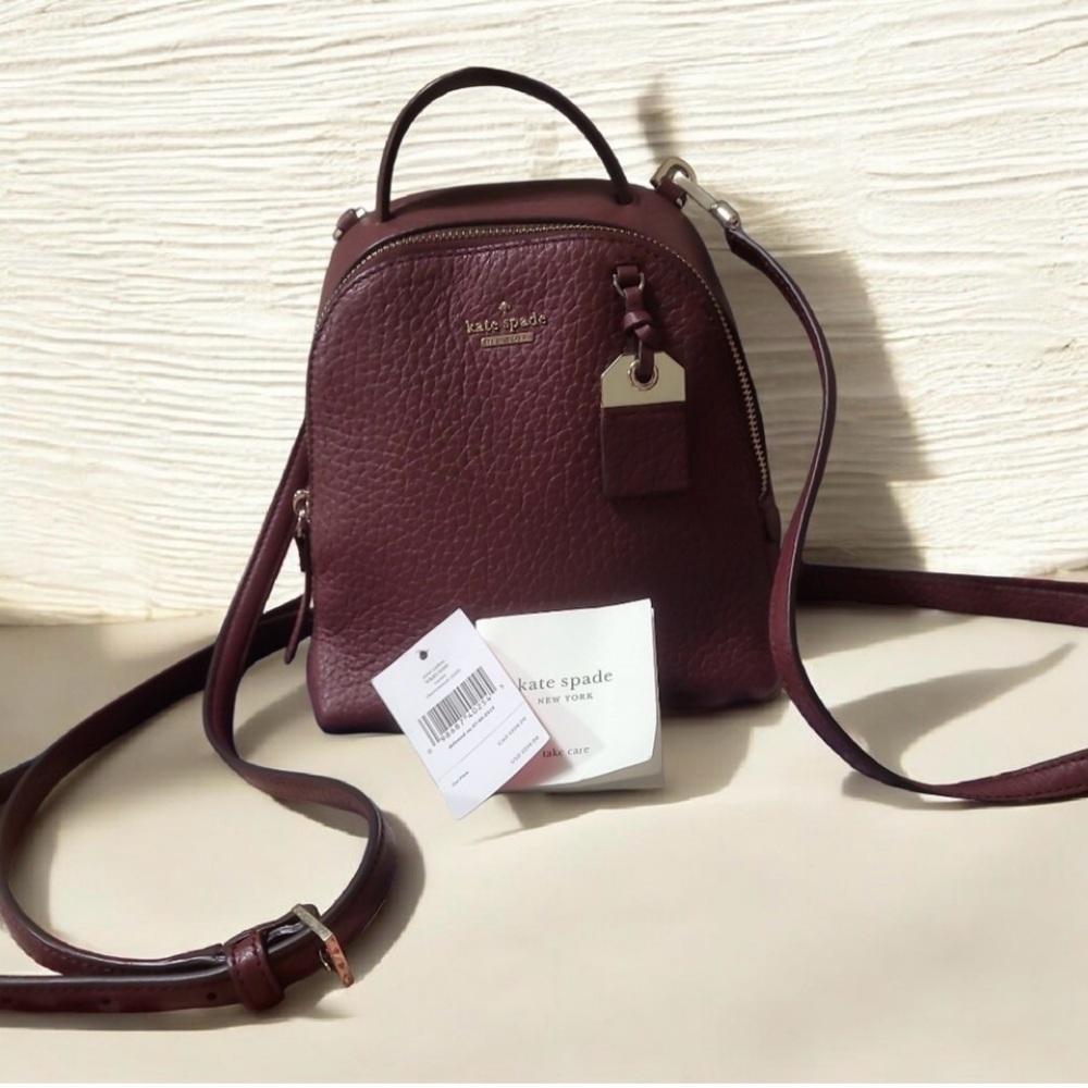 Kate Spade Leather Mini Backpack